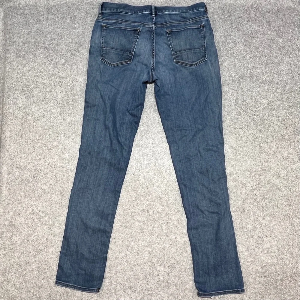 Banana Republic Luxe Traveler Slim Fit Jeans Blue 32x34 Mens Lyocell Stretch